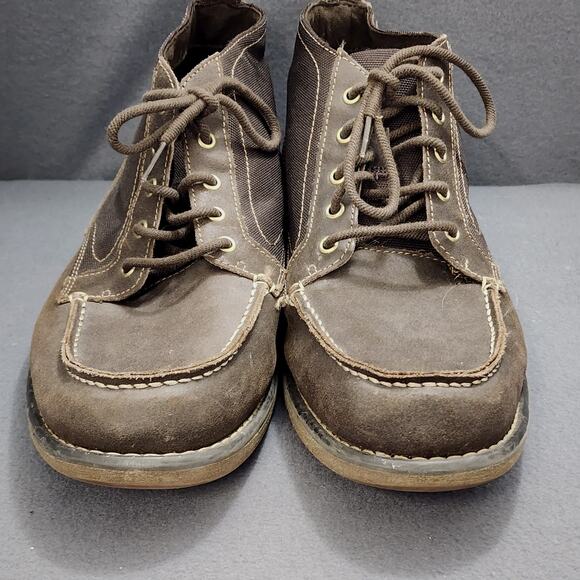 Timberland Boots Men 11 Brown Leather Earthkeepers Ortholite Lace Up Chukka main image 6